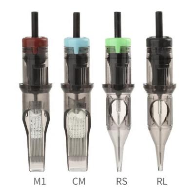 China Qimei Best Selling High Quality Permanent Tattoo Needle Cartridge 0.30mm Round Liner for sale