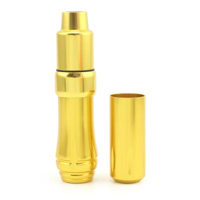 China Permanent gold permanent makeup machine fashion and aluminum alloy popularity tattoo machine pen for sale