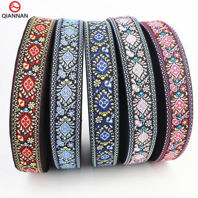 China High Tenacity Wholesale 50mm Ethnic Style Jacquard Webbing Fashion Ribbon For Bag Strap Musical Instrument Strap Hat Decoration Accessories for sale