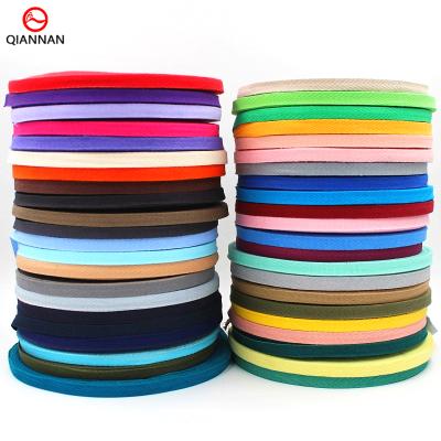 China 100% Cotton 10mm Herringbone Pattern Cotton Binding Webbing Black White Color For Clothing Bags Shoes And Hats Accessories Spot Wholesale for sale