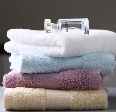 China Compressed Hot Sale 100% Cotton Amazon/Ebay/AliExpress Customized White Terry Hotel Bath Towel for sale