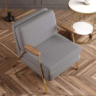 China Adjustable (other) Nordic simple style fabric comfortable Backrest Lounge chair for living room Furniture for sale