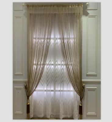 China Any Style Can Be Customized Silver Glitter Fringe Curtain Tassel Snapshot Yarn String Curtain for sale