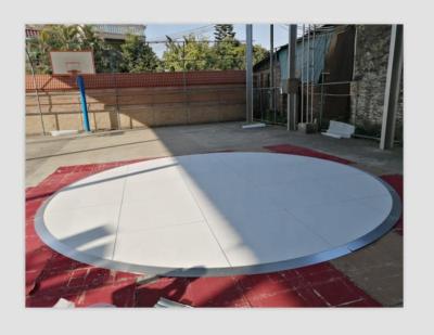 China Modern indoor and outdoor plywood with 20ft aluminum alloy round dance floor for sale