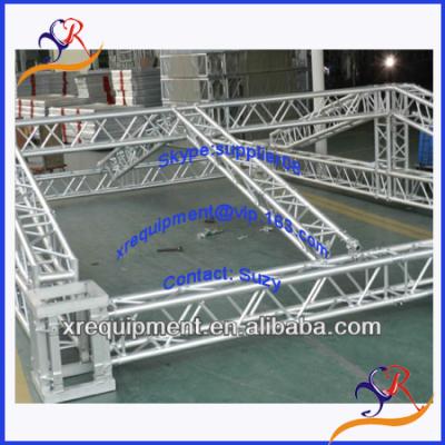 China Aluminum Alloy 6082-T6 Porcelain Lighting PVC Truss Stage For Concert / Heavy Duty Truss for sale