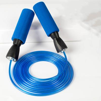 China Outdoor Fitness Plastic Equipment Colored Wire Rope Speed ​​Jump Rope for sale