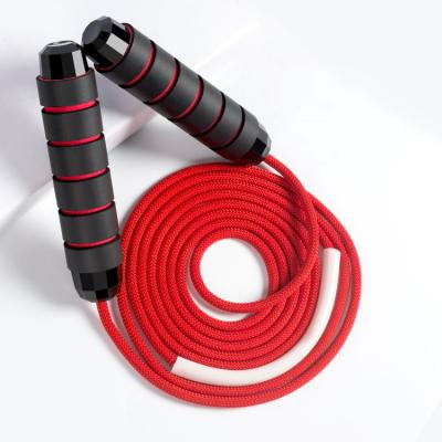 China High Quality Gym Plastic Braided Adjustable Speed ​​Equipment Fitness Heavy Weighted Jump Rope for sale