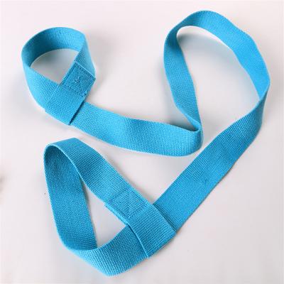 China Polyester-Cotton Adjustable Belt Shoulder Carrier Yoga Straps Yoga Mat Sling Carrier Exercise Stretch Yoga Fitness Equipment for sale