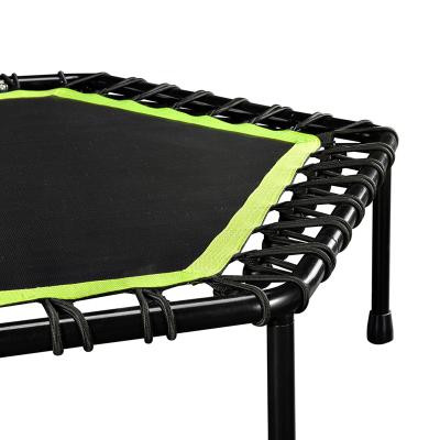 China Without Net Home Exercise Equipment Gym Use High Quality Indoor Trampoline Fitness Protector Mini Net With Handrail for sale