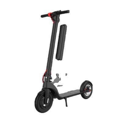 China Hot Sale EU USA Warehouse 350W 36V 45KM Unisex Chain Folding Self-balancing Electric Scooter for sale