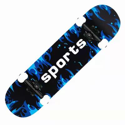 China Cheap Youth Canadian Maple 22 Inch Custom Skate Board Plastic Surface Skateboard Longboard Decks for sale