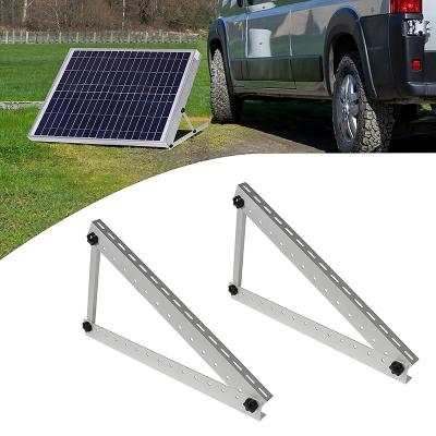 China Anodized Aluminum Solar Panel Fixing Brackets Solar Panel Flat Roof Tilt Mount for sale