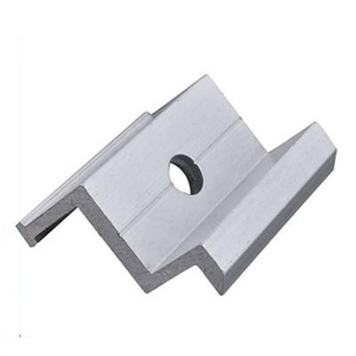 China Mounting Photovoltaic End Clamp Customized Roof Ground Install for sale