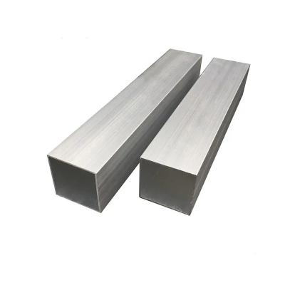 China Lightweight Aluminium Profile Square Tube Extruded Aluminium Pipe Welding for sale