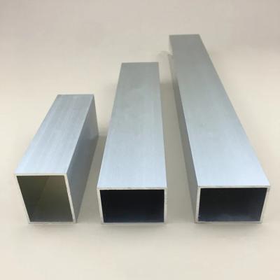 China Seamless Aluminium Pipe Welding Square Anodized Extruded Aluminium Pipe for sale