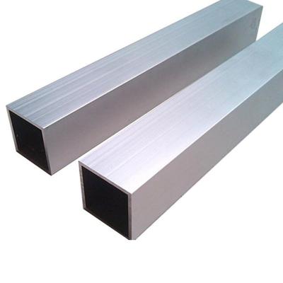 China Welded Aluminum Square Tube Profiles Extruded Aluminum Hollow Square Tubing for sale