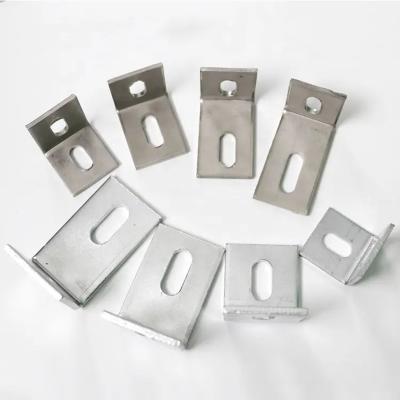 China Sturdy Aluminum Marble Angle Bracket White For Supporting Structure for sale