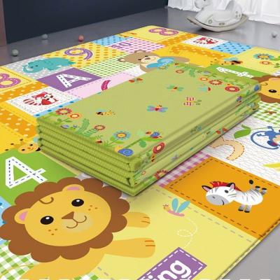 China 200X180cm Ocean Child Floor Blankets Non-Toxic Kids Foam Mat Folding Whole Foam Baby Play Mat For Crawling for sale