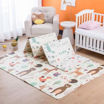 China 1Baby Care 1Baby Activity Play Mat Foldable Waterproof Foam Eco-friendly Floor XPE Folding Play Mat For Baby Kid for sale