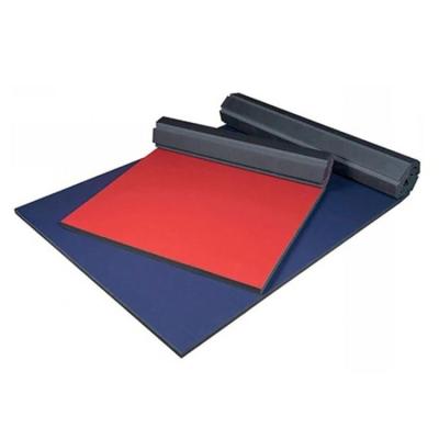 China PVC+XPE Foam/CARPET +XPE Foam Trade Assurance Easy Rolled Up PVC Tatami XPE Rolling Mat Used For Wrestling for sale