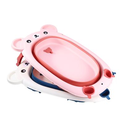 China New-fashion Newborn Baby Tub Bathtub China Factory For Baby Portable Folding Plastic Bathtub Safe Durable Acceptaple 90*52*27cm for sale