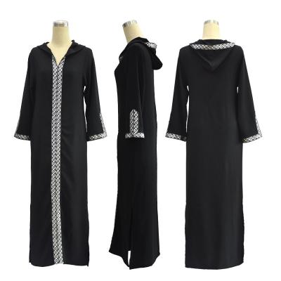 China Long Robe Hooded Muslim Islamic Clothing Islamic Clothing Middle East Arabic Dress 1XL for sale