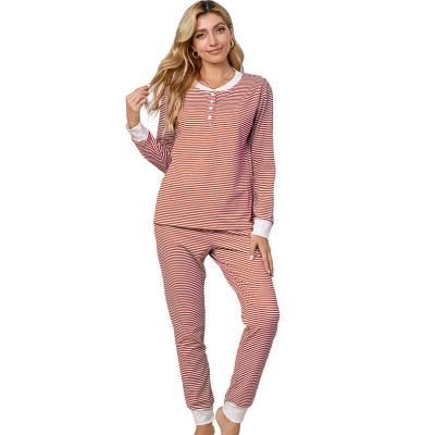 China 2021 Autumn Winter Breathable Pajamas Set New Arrival Christmas Pajamas Suit High Quality Nightgown Sleepwear for sale