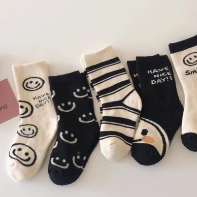 China Autumn Winter Baby Socks Custom Breathable Baby Socks Cotton Soft Breathable Jacquard for sale