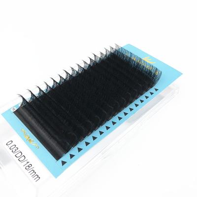 China Volume Fans Faux Mink Lash Extensions YY Easily Lash Extensions Private Label Fan Eyelash Extensions Easy Tray for sale