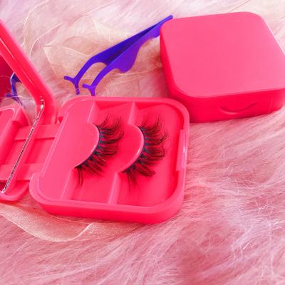 China High Quality Silk False Mink Lashes Synthetic False Eyelashes Natural Soft Wholesale 3D Lashes for sale