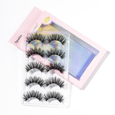 China 3D Mink Lashes Cruelty Free Handmade Full Natural Soft Strip Lashes False Eyelashes Mink False Eyelashes Wispy Makeup for sale