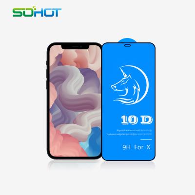 China New Style Mobile Phone Hot Selling Anti-scratch 10D High 9H Clear Shockproof Tempered Glass Film for sale