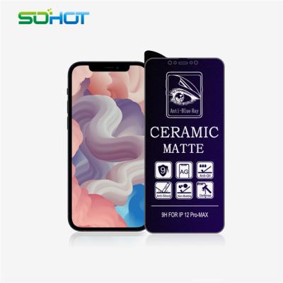 China New Design Mobile Phone Shockproof Anti-scratch 2.5D AG Ray Screen Best Selling Anti-blue Guard for sale