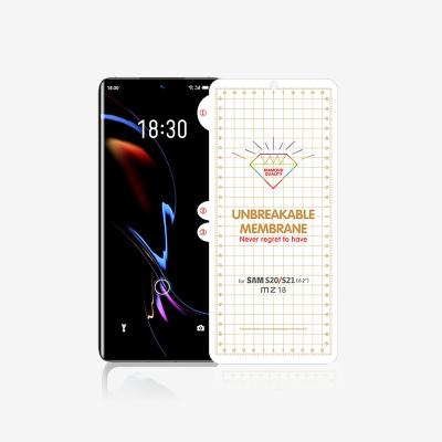 China Explosion-proof Diamond Hydrogel Invisible Shatterproof Film Mobile Phone Nano TPU Liquid Soft For MZ 18 Front 18pro Screen Protector for sale