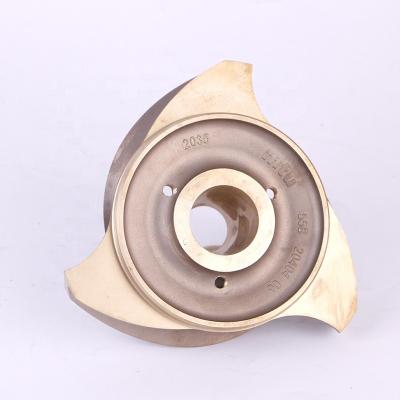 China Motor Pump Impeller Pump Sand Casting Cast Bronze Customized Parts CNC Machined ISO Standard Process for sale