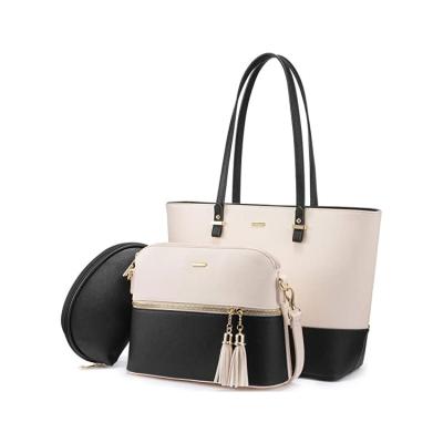 China Fashion ladies bags handbag set custom women shoulder bags lady bags women shoulder for sale