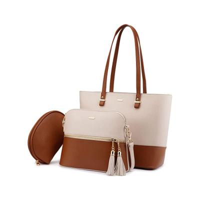 China Fashion OEM Ladies Bags Handbag Set Large Handbags Custom Women Handbags For Women for sale