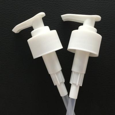 China Non Spill 28-410 24-410 Emulsion Dispenser Pump Cap For Disinfectant Bottle And Shampoo Bottle en venta