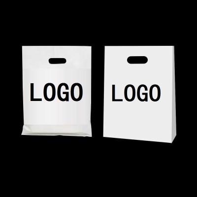 China Recyclable PE Plastic Carry Bag Heavy Duty Shopping Packaging Bags With Customized Logo Sizes For Cosmetics And Apparel Accessaries en venta