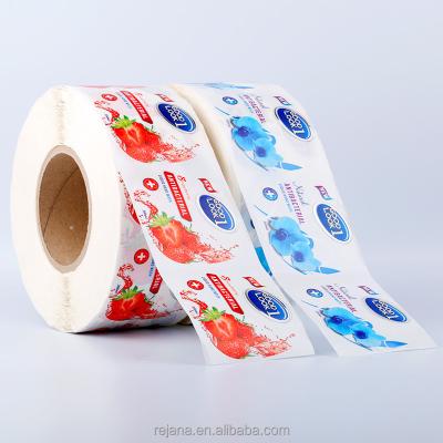 China Waterproof Adhesive PE PVC Vinyl Sticker Custom Printing Waterproof Label For Packaging for sale