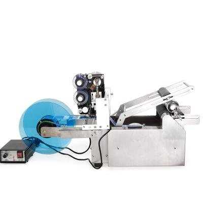 China food round bottle labeling machine semi-automatic label sticker machine for sale