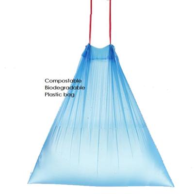 China PLA PBAT BIODEGRADABLE Eco Friendly Corn Twine Suction Starch Compostable Plastic Waste Bags for sale