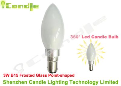 China Frosted Glass High Lumens LED Candle Light Bulbs B15 With CREE / Bridgelux LED Chip for sale