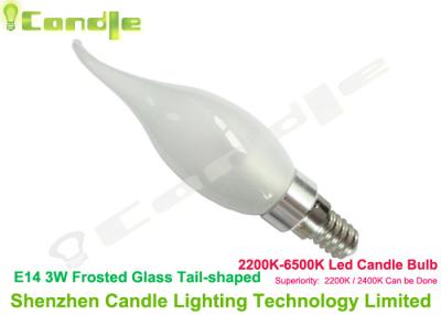 China Ra75 110V 3W Pure White LED Candle Lamp E14 SMD2835 For Washroom / Kitchen for sale