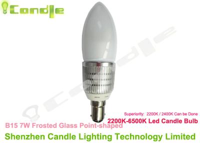 China 7 Watt B15 Dim Led Candle Bulbs 60w Equivalent 100V 110V 3000k For Hopping Mall for sale