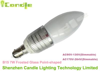 China 360 Degree B15 LED Candle Light Bulb 7w 550lm - 600lm For Warehouse Lighting for sale