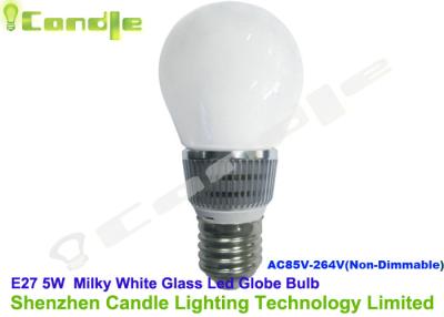 China Milky Glass E27 Led Globe Bulb Dimmable AC110V Beam angle 360 degree 60g CE for sale