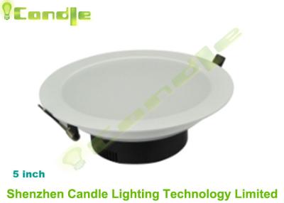 China Round 5 Inch 230V Dimmable Led Downlights Beam Angle 360° , 10W LED Down Light for sale