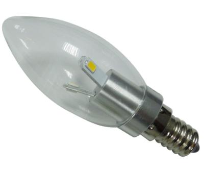 China Epistar 3W E14 High Lumen Led Bulb With 360 Degree Beam Angle and Energy Saving for sale