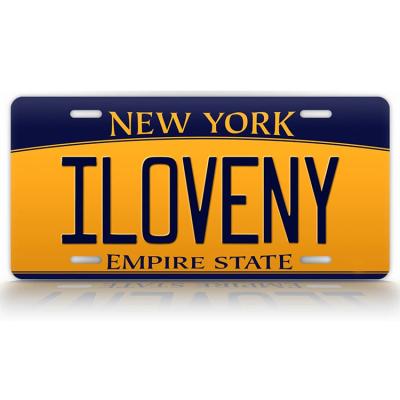 China Decoration / Business / Promotional / Gift Blank Custom Aluminum License Plate USA Plates Wholesale Custom License Plates for sale